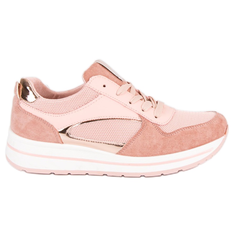 Chaussures de sport à la mode rose