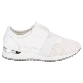 Chaussures de sport à enfiler blanc