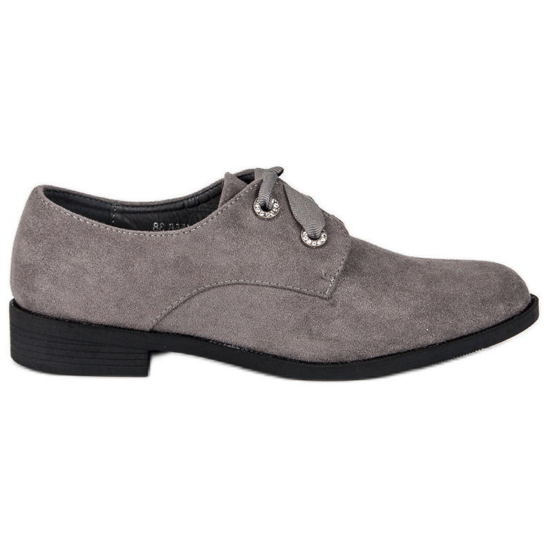 Bello Star Chaussures à lacets grises