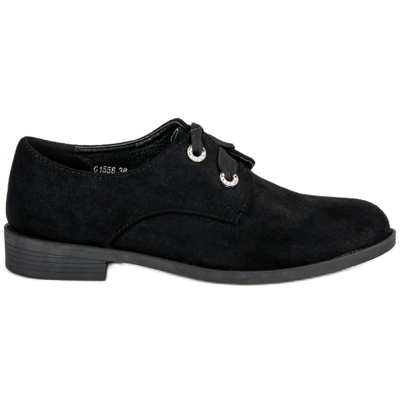Bello Star Chaussures nouées noires le noir