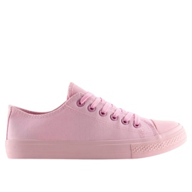Baskets monocolores roses pour femmes NB176 Rose