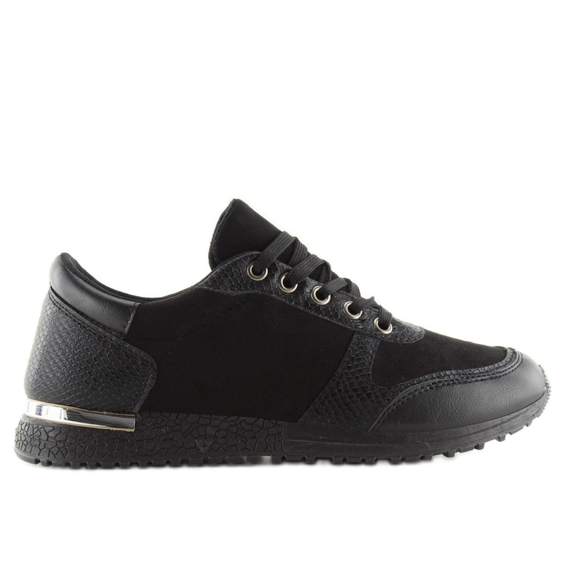 Chaussures de sport noires 33PT05 Negro le noir