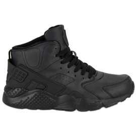 Bottines noires au dessus de la cheville