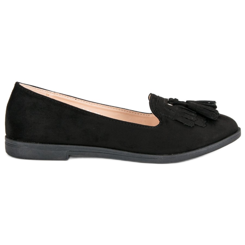 Super Me Mocassins noirs pour femme le noir