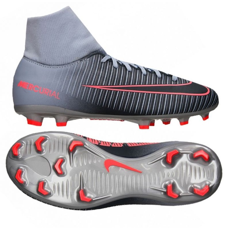 Chaussure de football Nike Mercurial Victory Vi gris Chaussure de football Nike Mercurial Victory Vi gris
