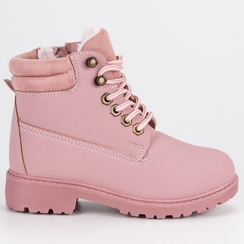 Chaussons enfants rose