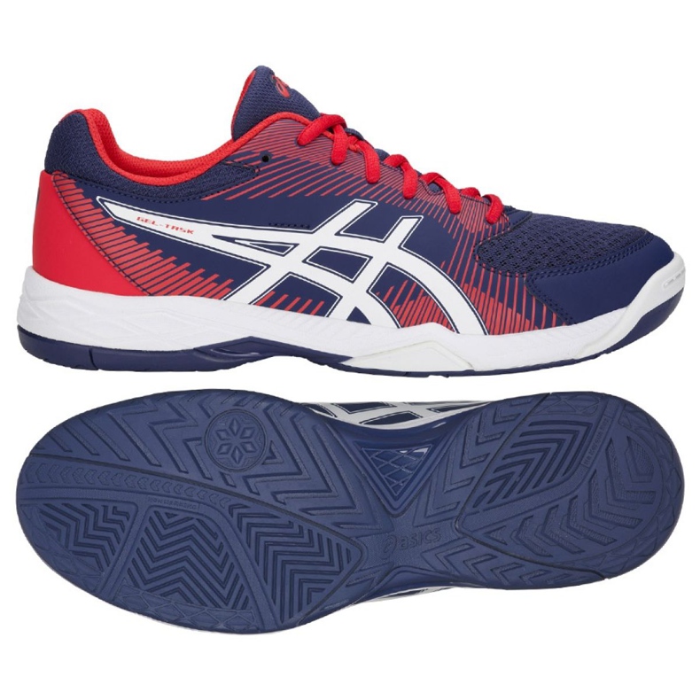 Chaussures de volley-ball Asics Gel Task M B704Y-400 bleu marin bleu marin