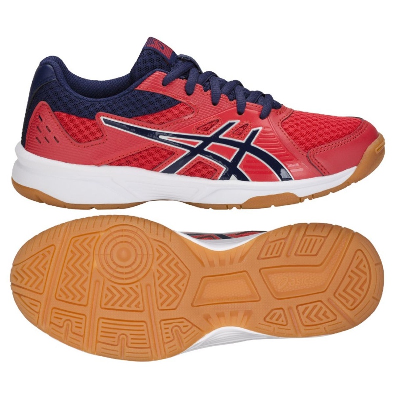 Asics Upcourt 3 Jr 1074A005-600 chaussures de volley-ball rose rose