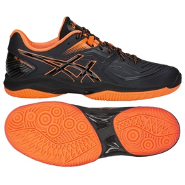 Chaussures de handball Asics Blast Ff M 1071A002-601 rouge noir