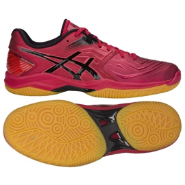 Chaussures de handball Asics Blast Ff M 1071A002-601 noir rouge