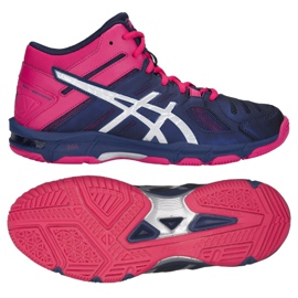 Chaussures de volley-ball Asics Gel Beyond 5 Mt W B650N-400 bleu marine bleu marine