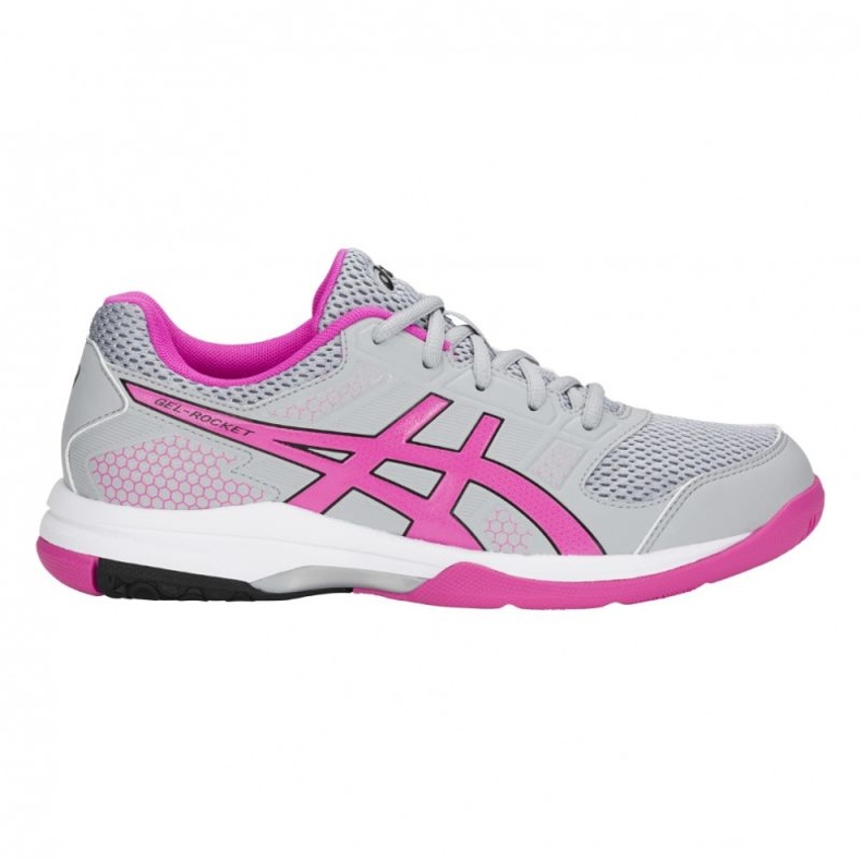 Asics Gel Rocket 8 W B756Y-020 chaussures de volley-ball gris nuances de gris