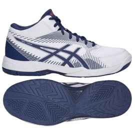 Chaussures de volley-ball Asics Gel Task M B703Y-100 blanche blanche