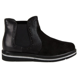 Lucky Shoes Bottines Chelsea noires