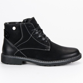 Mckeylor Bottes Casual pour hommes le noir