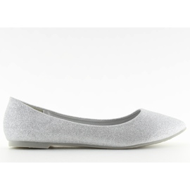 Ballerines pailletées argent CC200P argent gris