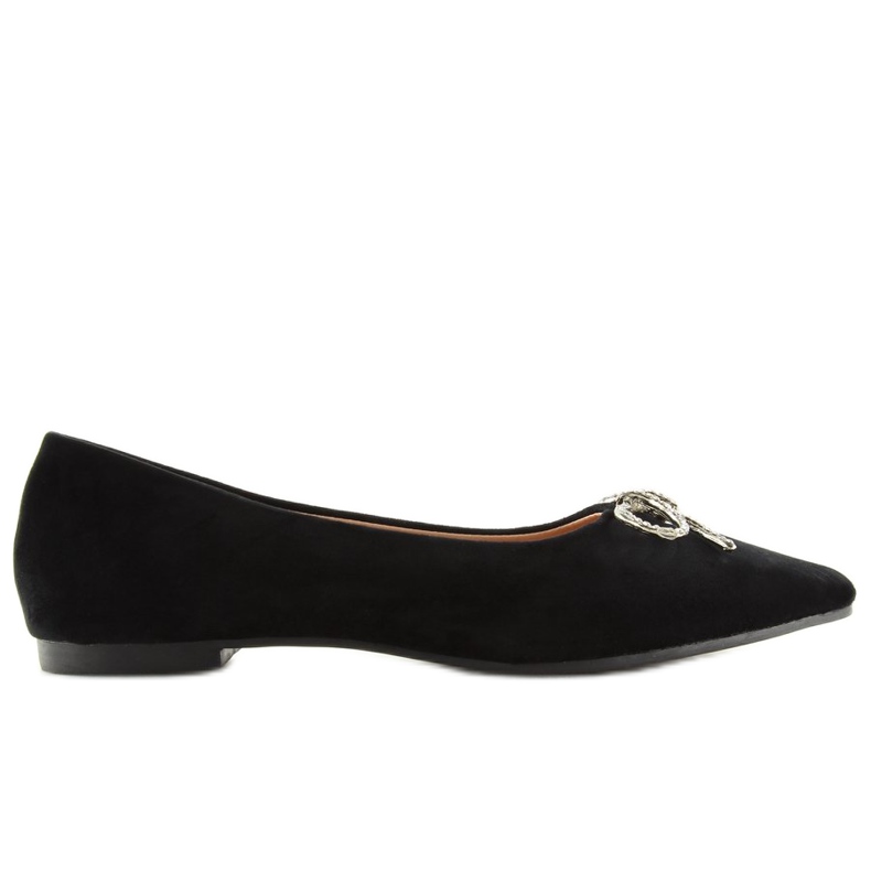 Ballerines pointues noires LT103P Noir le noir