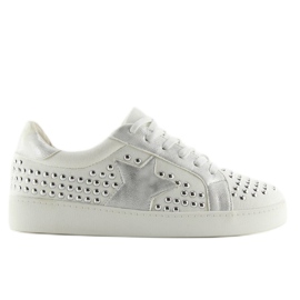 Baskets femme blanches G253 Blanc