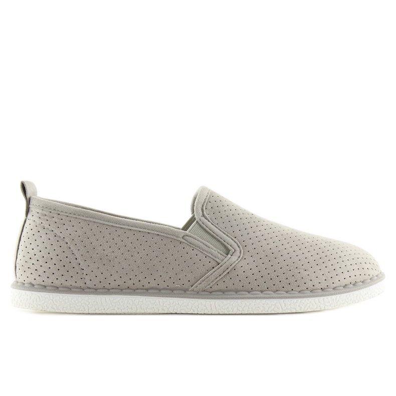 Sneakers slip-on grises LA08P Gris