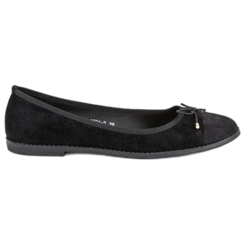 Queentina Ballerines noires élégantes