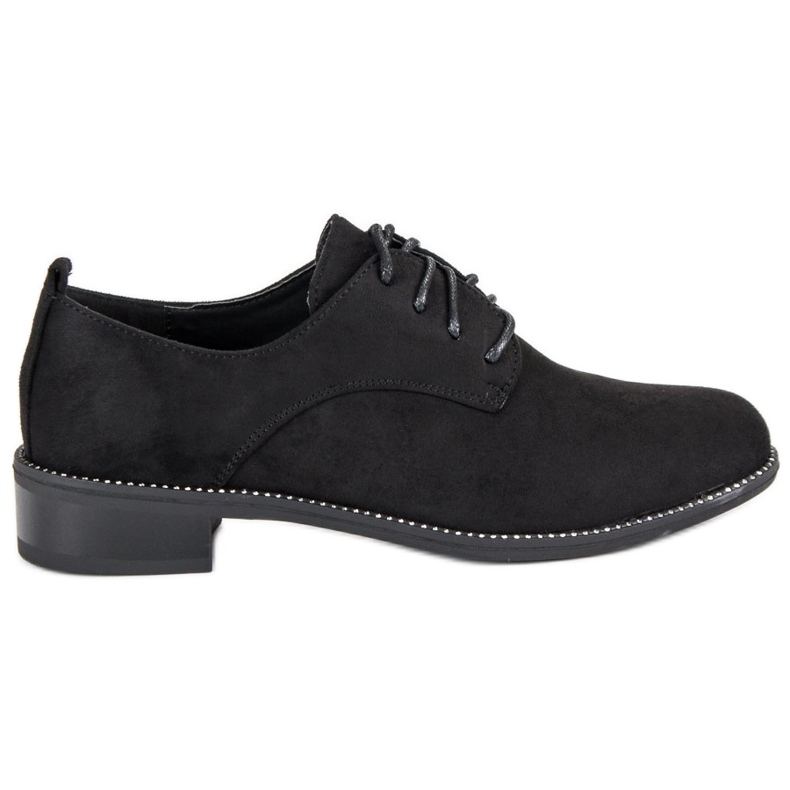 Marquiz Chaussures à lacets noires le noir