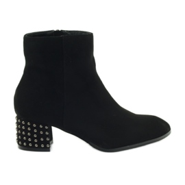 Bottes d'hiver noires à talons Filippo 540 le noir