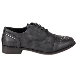 Super Me Chaussures attachées à la mode noir