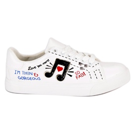 Baskets à la mode pour femmes blanc