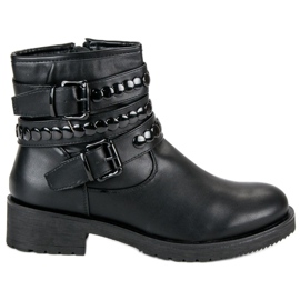 Bottes de travail élégantes noir