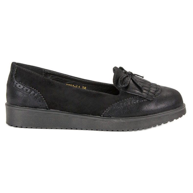 Ch. Creation Mocassins noirs le noir