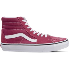 Vans Sk8 Hi U64 Rose Sèche Blanc Véritable violet
