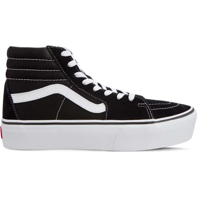Vans Sk8 Hi Platform 2 6BT Noir Blanc Véritable le noir