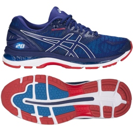 Chaussures de course Asics Gel Nimbus 20 M T801N-400 bleu