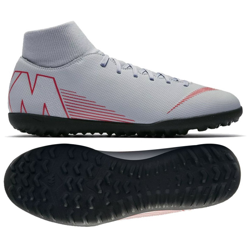 Chaussures de football Nike Mercurial SuperflyX 6 Club Tf M AH7372-060 gris gris Chaussures de football Nike Mercurial SuperflyX 6 Club Tf M AH7372-060 gris gris