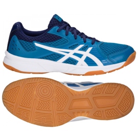 Asics Upcourt 3 M 1071A019-400 chaussures de volley-ball bleu bleu