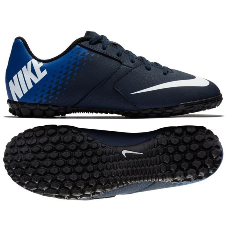 Nike BombaX Tf Jr 826488-414 chaussures de football le noir le noir