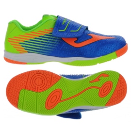 Chaussures d'intérieur Joma Tactil In Jr TACW.804.IN orange bleu Chaussures d'intérieur Joma Tactil In Jr TACW.804.IN orange bleu
