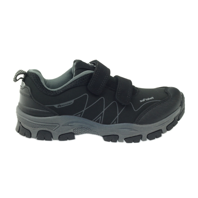 American Club Chaussures de sport américaines ADI pour enfants 1803 noir le noir