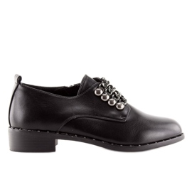 Mocassins femme noirs C-7160 Noir le noir