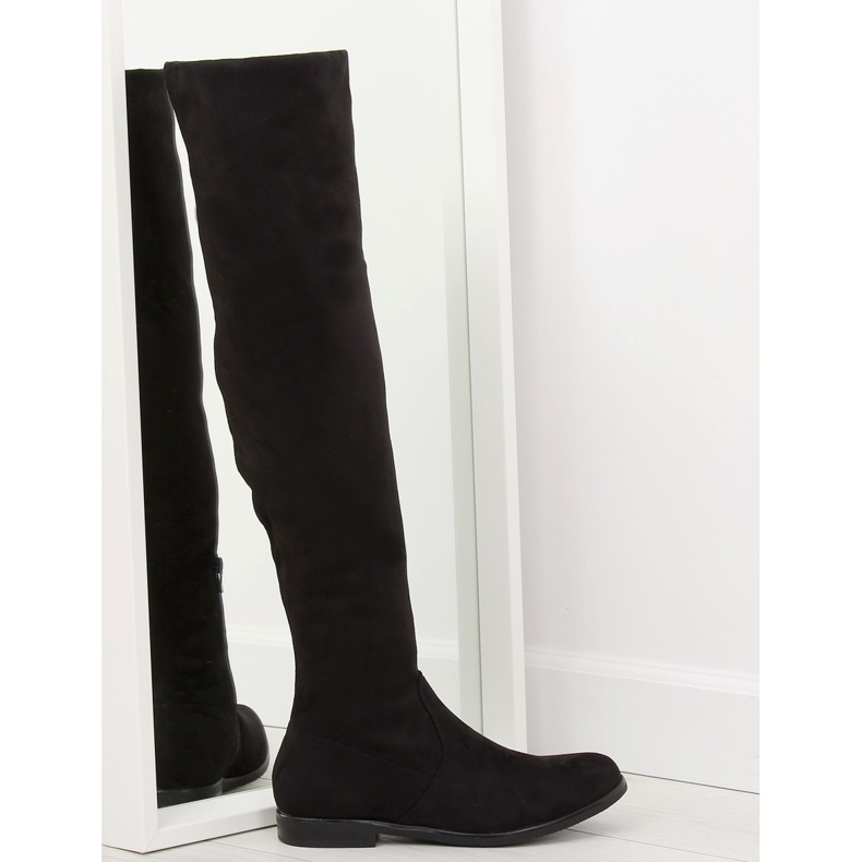Bottes de mousquetaire noires classiques 887 le noir