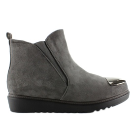 Bottines Jodhpur avec plaque GG-31 Gris