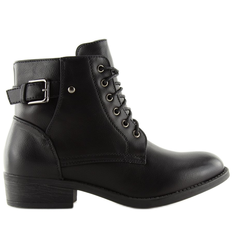 Bottines noires à lacets 7B500 Noir le noir Bottines noires à lacets 7B500 Noir le noir