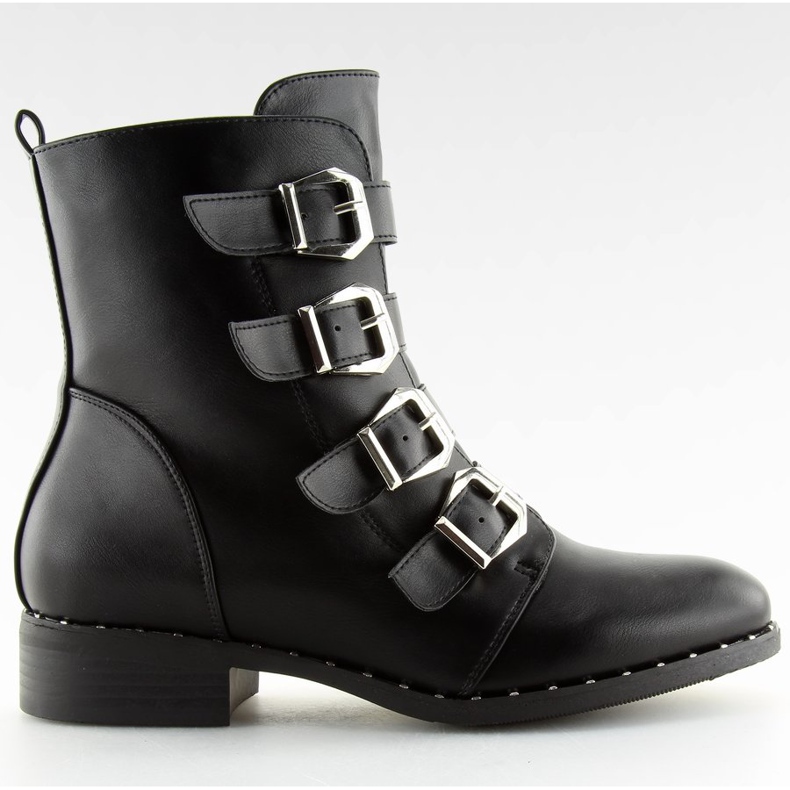 Bottes à boucles noires 6312 noires le noir