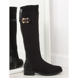 Bottes de mousquetaire noires J73 Noir le noir