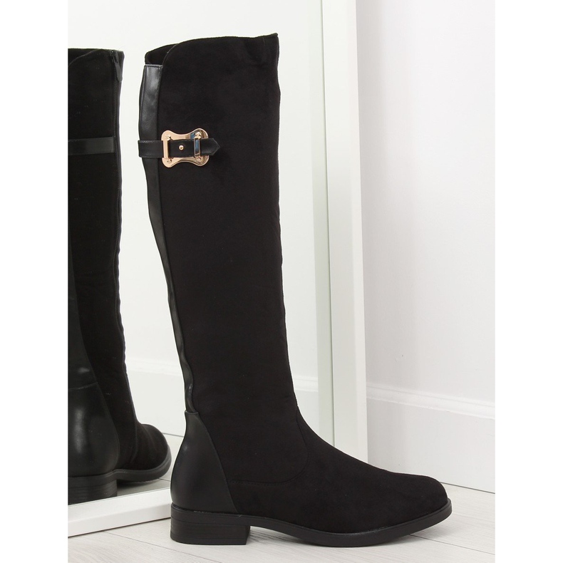 Bottes de mousquetaire noires J73 Noir le noir