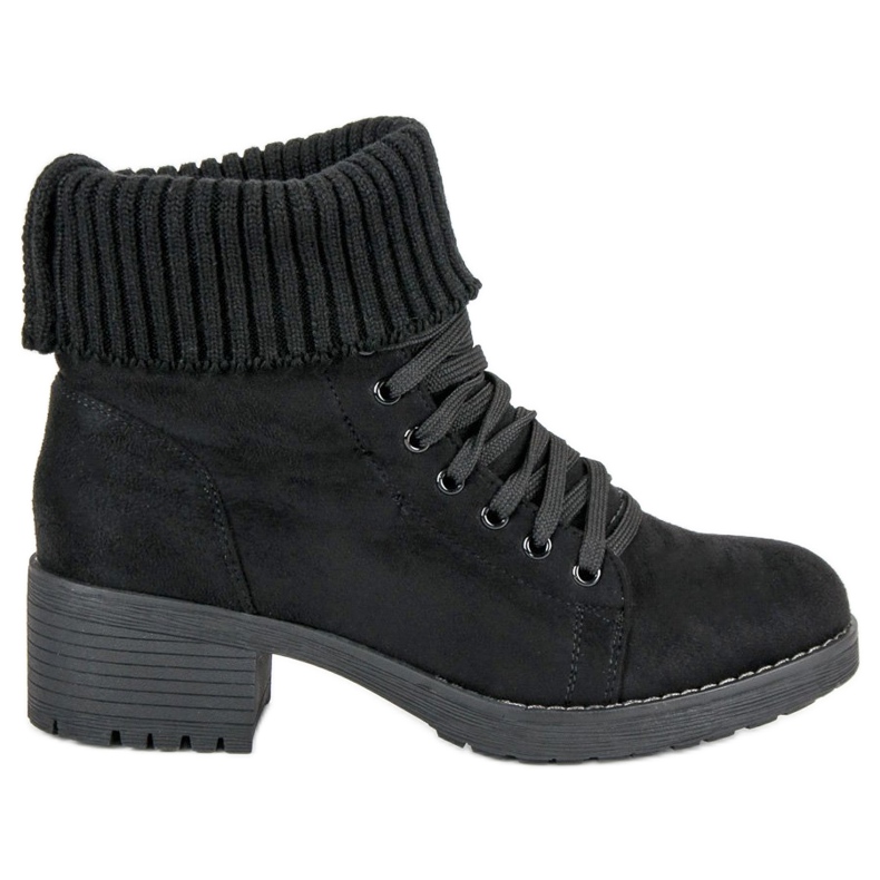 Seastar Bottes noires à lacets le noir