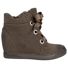 Baskets vert foncé VINCEZA