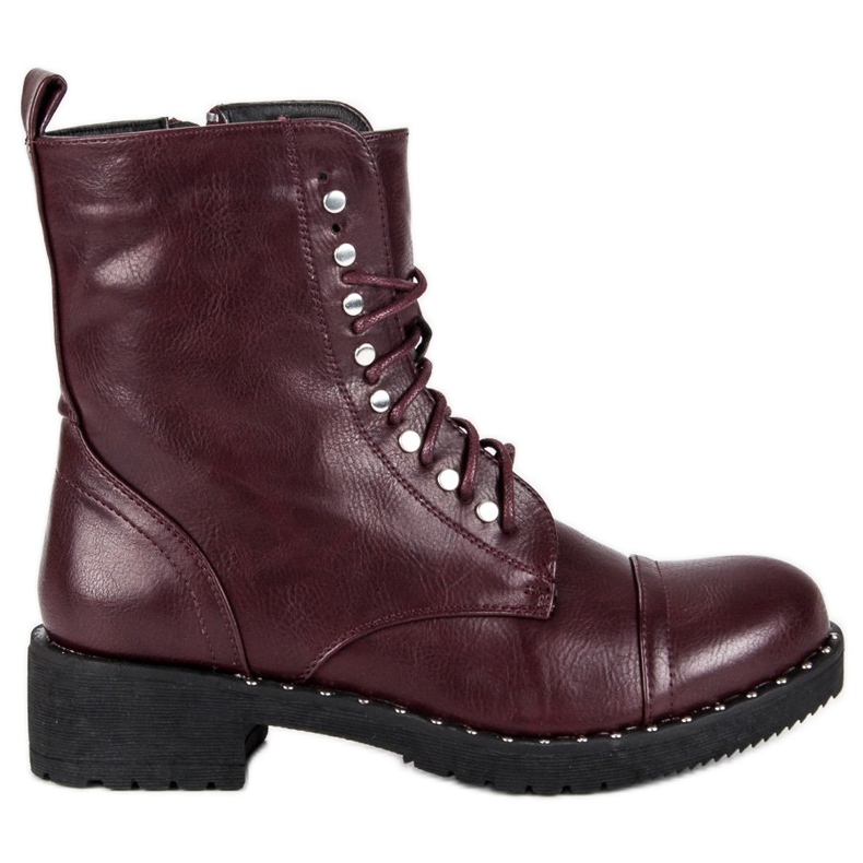 Bottes bordeaux rouge Bottes bordeaux rouge