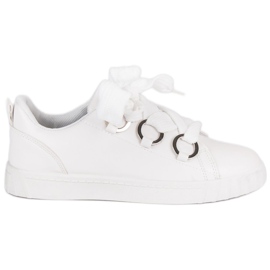Super Me Baskets blanches à lacets