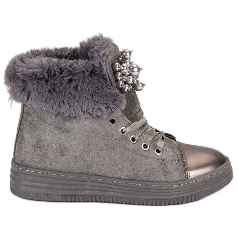 Baskets chaudes gris